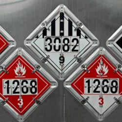 Usdot,Hazardous,Materials,Transportation,Placards,On,Rear,Of,A,Fuel Usdot,Hazardous,Materials,Transportation,Placards,On,Rear,Of,A,Fuel