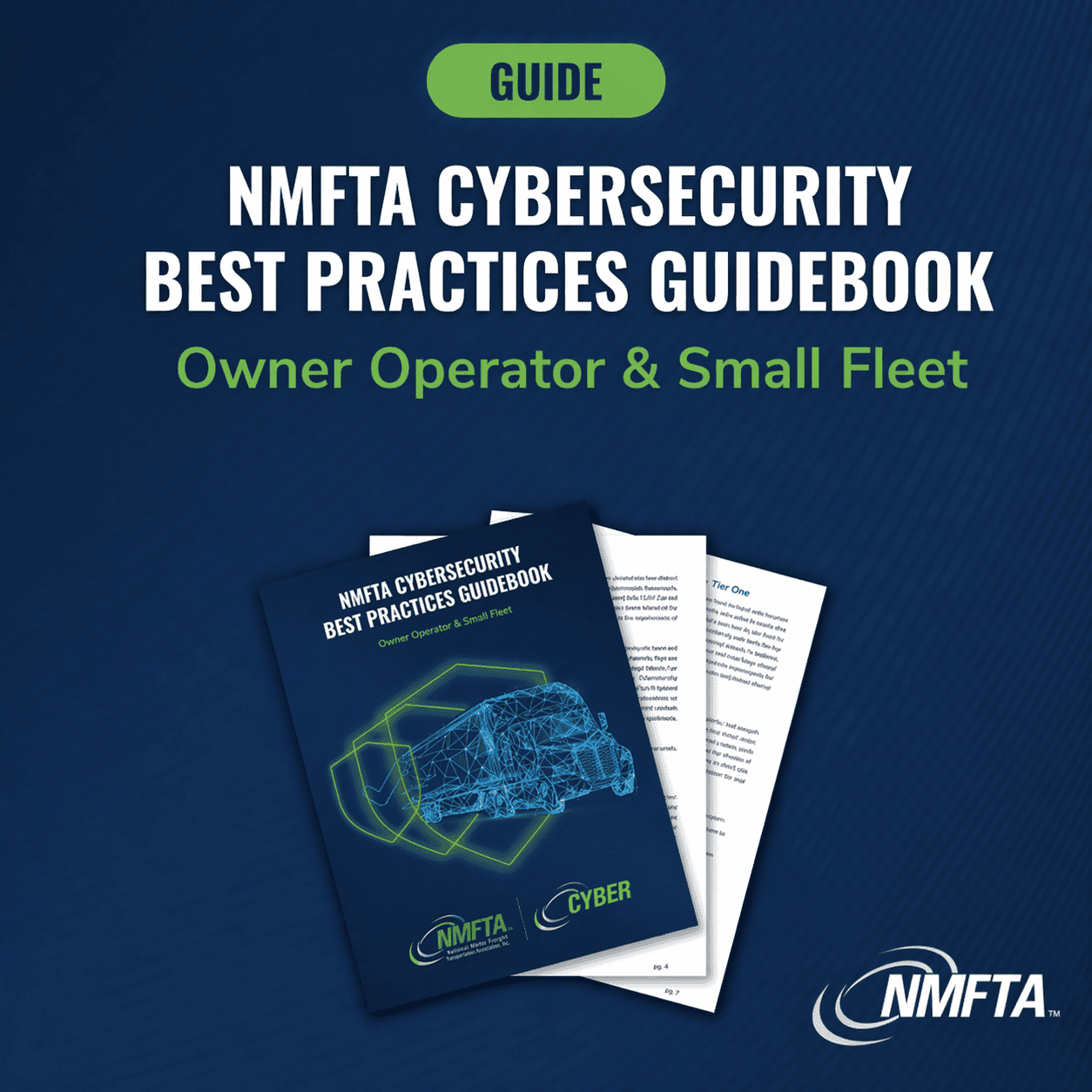 NMFTA cybersecurity guidebook for owner operators and small fleets.