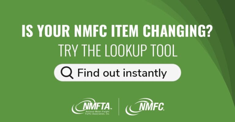 The Fastest Way to Check NMFC Code Changes in 2025 - NMFTA