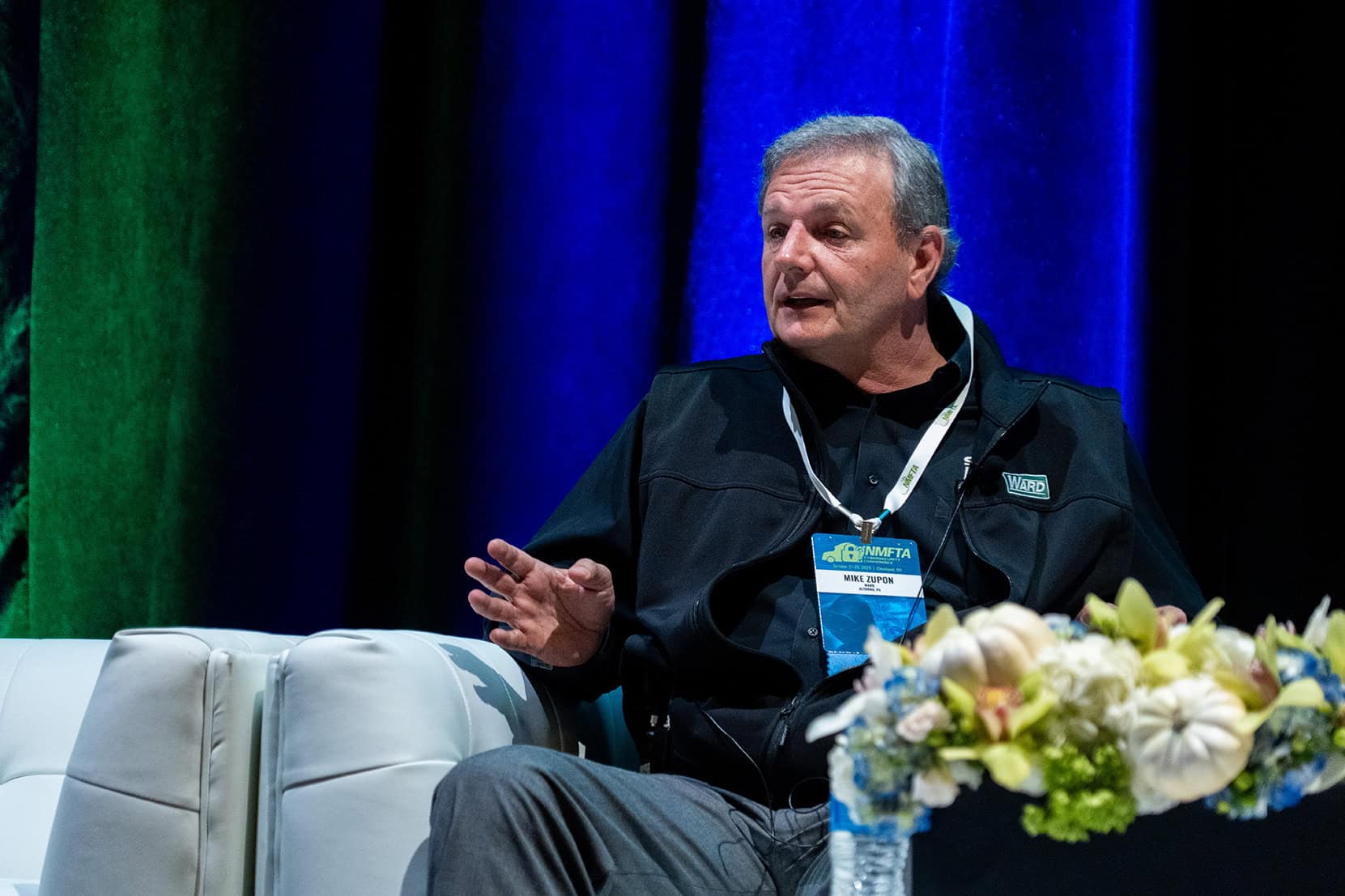 Mike Zupon speaking at the NMFTA Cybersecurity Conference